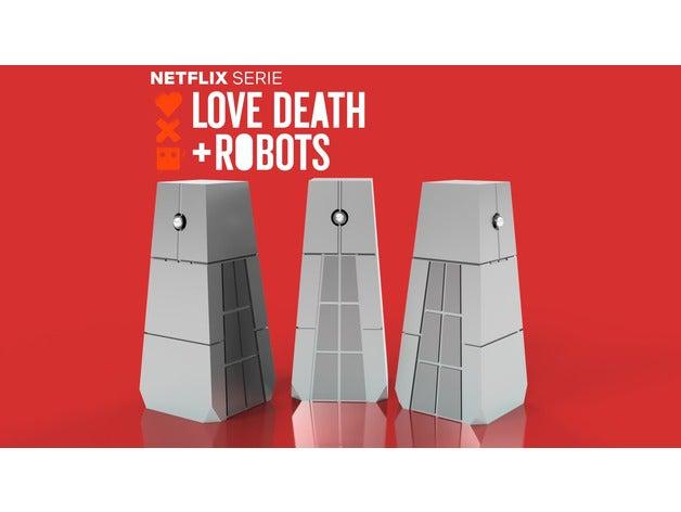 l'amour de la mort robots siri modèle film caméra cinéma netflix serie 3D print model - Mito3D