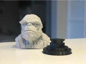 thing sculptures bust comics marvel superhero thething zbrush 3d print model - Mito3D