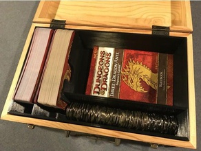 três dragão ante caixa de cartão jogos 3 dragon cartões o dd dungeons dragons 3d print model - Mito3D