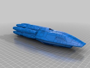 bsg de los cruceros 3d impresión 3d print model - Mito3D