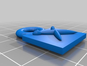 anahtar zinciri baget Anahtarlık perküsyon 3d print model - Mito3D
