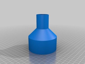 pipe reducer parts customized 3d print model - Mito3D