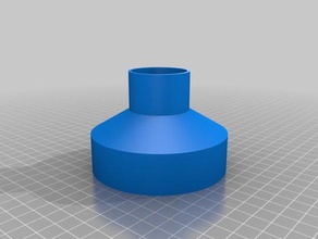 mon personnalisés simple réducteur de la pipe pièces 3d print model - Mito3D