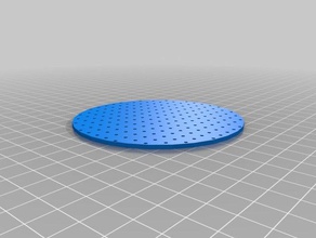 perforated cylindrical plate biology customized 3d print model - Mito3D