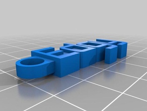 edgy organization customized 3d print model - Mito3D