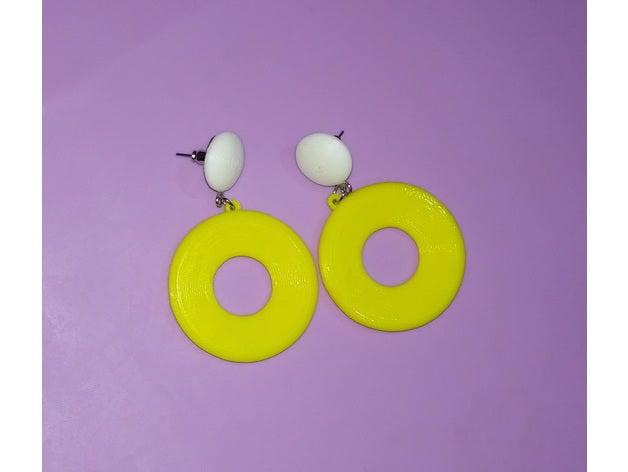 earrings 2 uncle style 3D print model - Mito3D