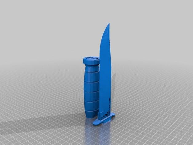 kabar knife 3d printing 3D print model - Mito3D