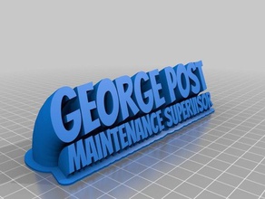 gpost office angepasst 3d print model - Mito3D