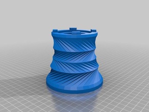 base lampada lithophane arredamento 3d print model - Mito3D