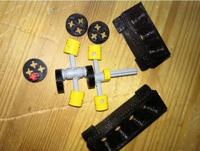 lego suave falso piezas del motor de la ingeniería contador el cigüeñal pistón varilla technic peso 3d print model - Mito3D