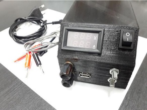 lab variable Stromversorgung - Elektronik diy-Elektronik Labor 3d print model - Mito3D