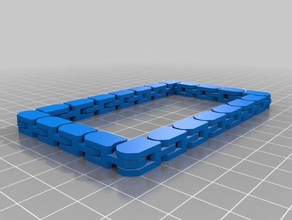 chain link bracelet 4x4 printers 3d printing 3d print model - Mito3D