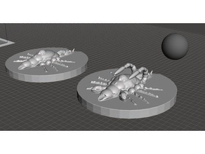 robotech inherit stars rrt strategy game piece invid regent lander troop carrier inorganic inbit games wargame 3d print model - Mito3D