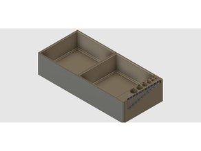 magnetische srew tray tools Messen Inhaber Boxen 3d print model - Mito3D