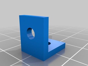 10mm bracket other angle 3d print model - Mito3D