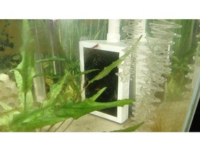 aquarium intake strainerfilter pets fishtank 3d print model - Mito3D