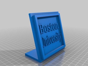 la universidad de boston escritorio pantalla otros juguete 3d print model - Mito3D