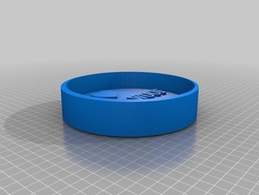 cão pequeno bowl animais de estimação prato alimentos água 3d print model - Mito3D