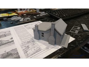 mineiros cottage ho escala edifícios estruturas nswgr 3d print model - Mito3D