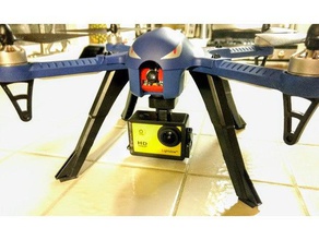 böcek 3 D1 serisi gerçek mount rc araç aıo kamera monte edin mjx 3d print model - Mito3D