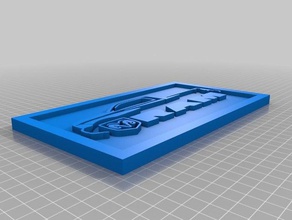 dodge ram 3d logo plate signs logos printer printing build creality cr-10 cr-10s cr10 ender 2 3 pickup 3d print model - Mito3D