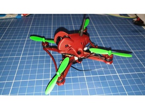 cure-dent cadre de 102mm moteur 0803 rc des véhicules eachine poubelle fpv racer freestyle whoop le parc coureur tinywhoop 3d print model - Mito3D