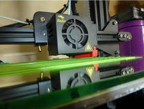 creality ender 3 nozzel vent 3d printer parts cooling fan ender3 modification 3d print model - Mito3D