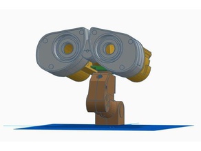 wall-e head neck remix robotics 3d print model - Mito3D
