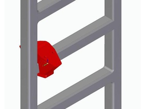 clampon-ladder-level leiterwasserwaage outdoor garden feuerwehr firefighter leveling steckleiter 3d print model - Mito3D