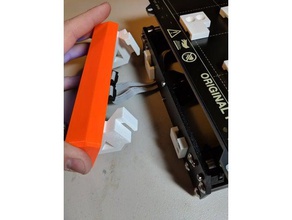 detachable prusa mk3s lcd supports mount i3 removeable 3d print model - Mito3D