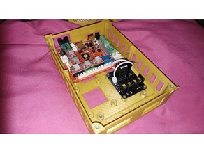 caja placa zonestar zrib par anet a8 sur8 extrusor double multicolore 3d de l'imprimante accessoires la boîte carte mère cas 3d print model - Mito3D