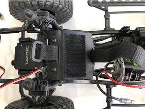axial scx10 basso cg anteriore vassoio batteria rc i veicoli catenaccio di montaggio piastra 3d print model - Mito3D