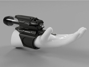 spider-man web shooter mekanik oyuncaklar 3d baskı canon cosplay aksesuar prop silah tasarım designproject kahraman eve dönüş ürün spiderman balo Örümcek Adam süper su tabancası web-shooter webshooter 3d print model - Mito3D