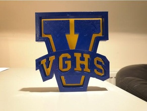 vghs segno i segni loghi video gioco alta di scuola 3d print model - Mito3D