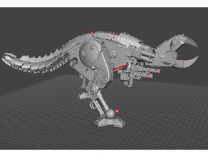 uuuuggee mechanical rex mehanical darkness toys games 40k warhammer40k warhammer 40000 war hammer 3d print model - Mito3D