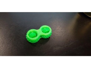 revised fidget gears disassembled toys games spinner 3d print model - Mito3D