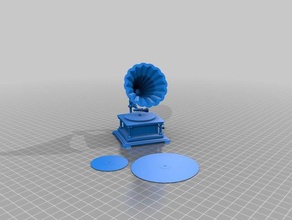 gramophonephonograph records 3d printing hgyuras2 3d print model - Mito3D