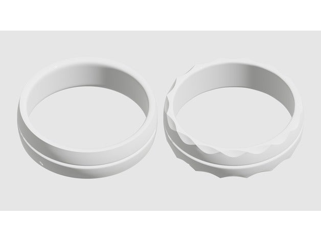 einfache Ringe design 3D print model - Mito3D