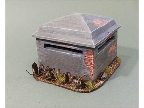pillbox buildings structures 3d print model - Mito3D