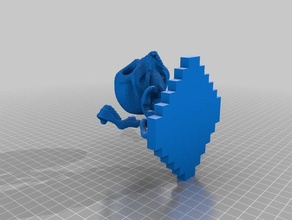 3d çizgi iskelet-1of4-headnshoulders diğer 3d print model - Mito3D