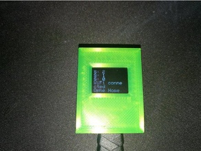 wemos d1 mini oled telaio elettronica 3d print model - Mito3D