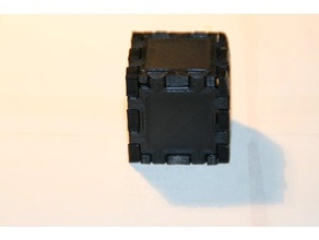 Schwalbenschwanz-box-Konzept openscad andere 3dmodel cube Schwalbenschwanz 3d print model - Mito3D