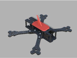 tbs source1 frame turtle mode fin battery holder vehicles source one team black sheep 3d print model - Mito3D