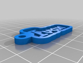 ivan Schlüsselanhänger angepasst 3d print model - Mito3D