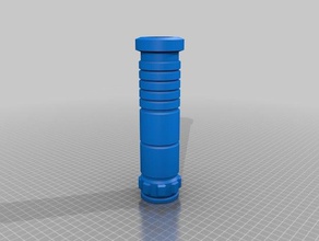 cabo de vassoura sabre luz brinquedos jogos jedi sith starwars 3d print model - Mito3D