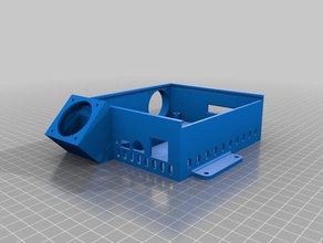 Duett maestro-andere Gehäuse-Lüfter überarbeiten 3d Drucker Teile 3d print model - Mito3D