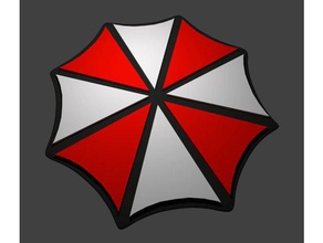 umbrella corp coasteremblem signs logos 3d print model - Mito3D