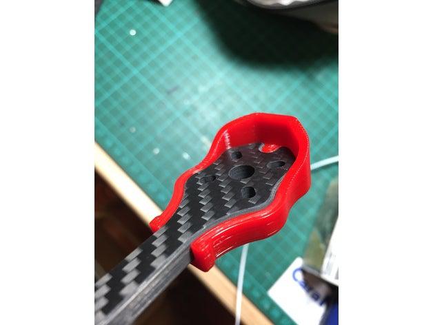 gubel quadros braço protetor rc veículos brazo brida a corrida laço torvik tpu ultra zip ziptie 3D print model - Mito3D