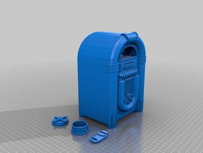 juke box - woodmore-remix-banco moedas emblemas dinheiro jogador brinquedo 3d print model - Mito3D