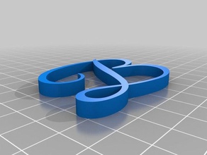 blessed great vibes font other customized 3d print model - Mito3D